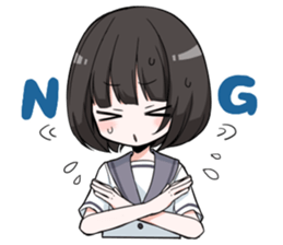 various uniform girls sticker #5654889