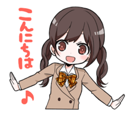 various uniform girls sticker #5654904