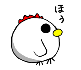 round chicken2 sticker #5656857