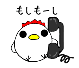 round chicken2 sticker #5656881