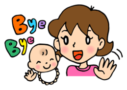 Mom & Baby stickers sticker #5657446