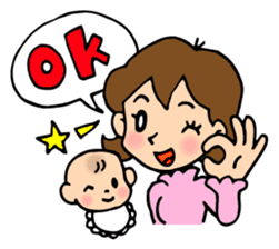 Mom & Baby stickers sticker #5657447