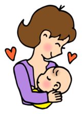 Mom & Baby stickers sticker #5657460