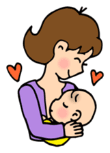 Mom & Baby stickers sticker #5657460