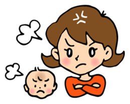 Mom & Baby stickers sticker #5657478