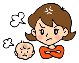 Mom & Baby stickers sticker #5657478