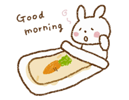 Happy days with rabbit sticker #5657485