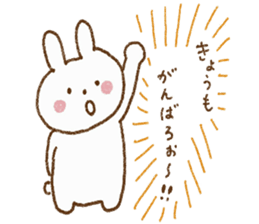 Happy days with rabbit sticker #5657488