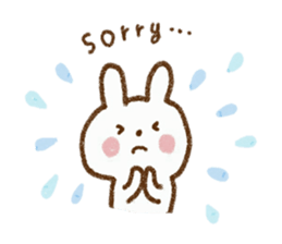 Happy days with rabbit sticker #5657513