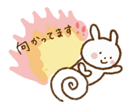 Happy days with rabbit sticker #5657514