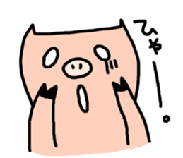 a cute pig sticker #5657819