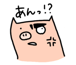 a cute pig sticker #5657823