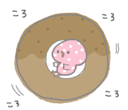 polka dots piyo sticker #5658333