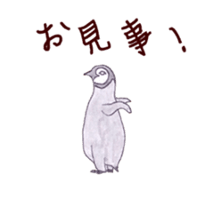 Emperor Penguin Sticker sticker #5658545