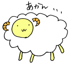 osaka sheep sticker #5659144