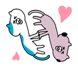 Three little kittens. sticker #5659261