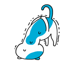 Three little kittens. sticker #5659275