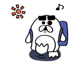 Thick eyebrows of penguins sticker #5659324