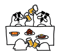 Thick eyebrows of penguins sticker #5659330