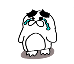 Thick eyebrows of penguins sticker #5659333