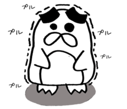 Thick eyebrows of penguins sticker #5659336