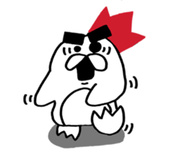 Thick eyebrows of penguins sticker #5659337