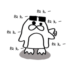 Thick eyebrows of penguins sticker #5659346