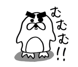 Thick eyebrows of penguins sticker #5659351