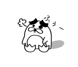 Thick eyebrows of penguins sticker #5659360