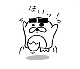 Thick eyebrows of penguins sticker #5659361