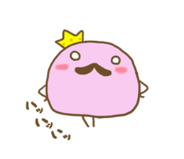 Fluffy alien sticker #5659467