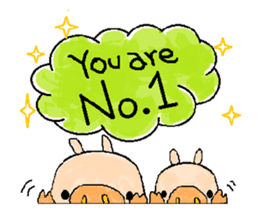 BiGuy of the pig carrying happiness sticker #5659688