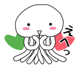 pretty jellyfish stamp sticker #5659929