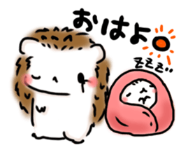 Softly little Hedgehogs 'Hari-san' 2 sticker #5660004