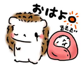 Softly little Hedgehogs 'Hari-san' 2 sticker #5660004