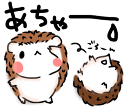 Softly little Hedgehogs 'Hari-san' 2 sticker #5660008