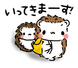 Softly little Hedgehogs 'Hari-san' 2 sticker #5660009