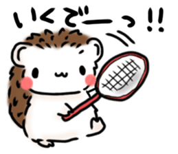 Softly little Hedgehogs 'Hari-san' 2 sticker #5660010