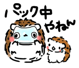 Softly little Hedgehogs 'Hari-san' 2 sticker #5660014