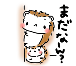 Softly little Hedgehogs 'Hari-san' 2 sticker #5660015