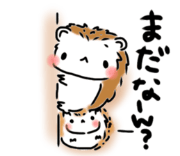 Softly little Hedgehogs 'Hari-san' 2 sticker #5660015