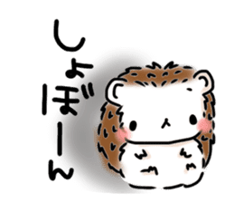 Softly little Hedgehogs 'Hari-san' 2 sticker #5660017