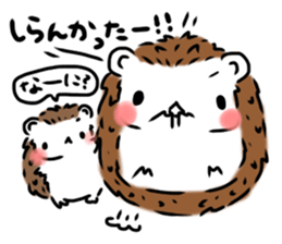 Softly little Hedgehogs 'Hari-san' 2 sticker #5660018