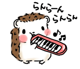 Softly little Hedgehogs 'Hari-san' 2 sticker #5660025