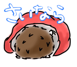 Softly little Hedgehogs 'Hari-san' 2 sticker #5660043