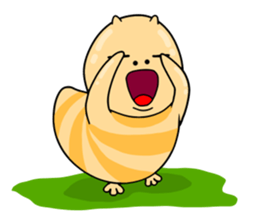 funny worm sticker #5660267