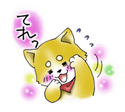 Sticker of cute puppy of Japanese dog sticker #5660408