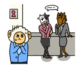 Animals and Workers sticker #5660781