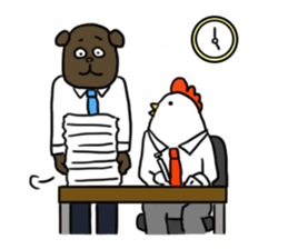 Animals and Workers sticker #5660783