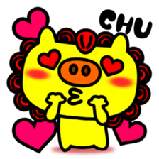 Yellow Schiesser of happiness sticker #5661518